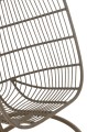 Fotel / huśtawka Hanging Chair Egga Steel/Rope Brown