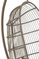 Fotel / huśtawka Hanging Chair Egga Steel/Rope Brown