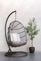 Fotel / huśtawka Hanging Chair Egga Steel/Rope Brown