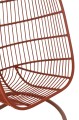 Fotel / huśtawka Hanging Chair Steel/Rope Red
