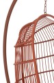 Fotel / huśtawka Hanging Chair Steel/Rope Red