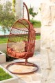 Fotel / huśtawka Hanging Chair Steel/Rope Red