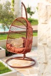 Fotel / huśtawka Hanging Chair Steel/Rope Red