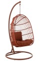 Fotel / huśtawka Hanging Chair Steel/Rope Red