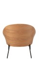 Fotel Lounge Chair Lone Ply Wood/Metal Natural/Beige