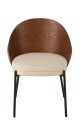 Krzesło Lone Ply Wood/Metal Brown/Beige