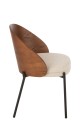 Krzesło Lone Ply Wood/Metal Brown/Beige
