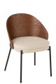 Krzesło Lone Ply Wood/Metal Brown/Beige