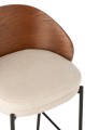 Hoker Lone Ply Wood/Metal Brown/Beige