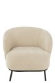 Fotel Mars Poplar Wood/Foam Beige