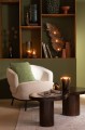 Fotel Mars Poplar Wood/Foam Beige