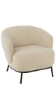 Fotel Mars Poplar Wood/Foam Beige