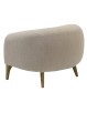 Fotel TUPUNGATO GREY UPHOLSTERY & OAK ARMCHAIR