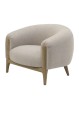 Fotel TUPUNGATO GREY UPHOLSTERY & OAK ARMCHAIR