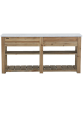 Wyspa MOOREA-S OAK & CARRARA MARBLE