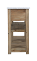 Wyspa MOOREA-S OAK & CARRARA MARBLE
