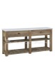 Wyspa MOOREA-S OAK & CARRARA MARBLE