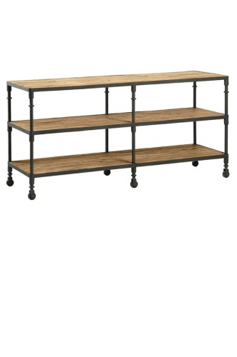 Konsola RASCAFRIA PINE AND IRON COUNTER
