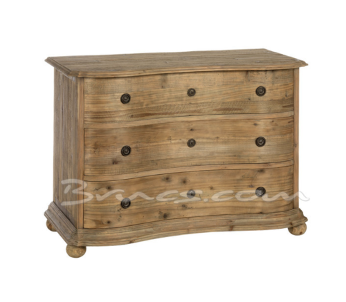 Komoda BESAR ANTIQUE PINE CHEST WITH 3 DRAWERS
