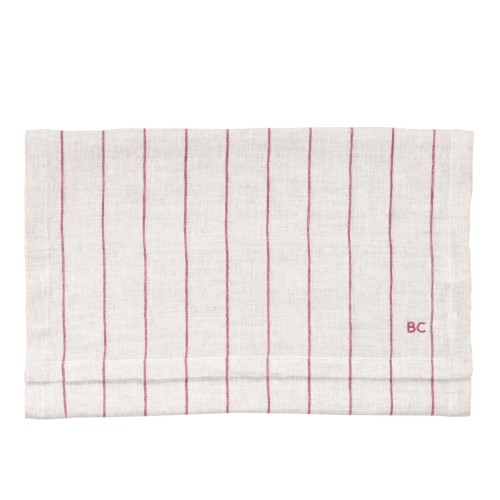 Bieżnik Stripe Rose 100% linen