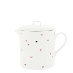 Dzbanek rose w/little hearts