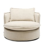 Fotel Alcudia, Lounge Armchair, Classic linen- Dune natural