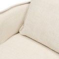 Fotel Alcudia, Lounge Armchair, Classic linen- Dune natural