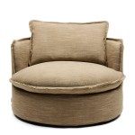 Fotel Alcudia, Lounge Armchair, Classic linen- Brown Taupe
