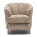Fotel Rue Royale, Soft walnut