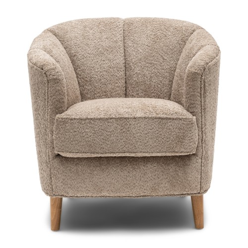 Fotel Rue Royale, Soft walnut