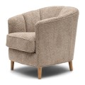 Fotel Rue Royale, Soft walnut