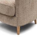 Fotel Rue Royale, Soft walnut