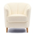 Fotel Rue Royale, Ivory White
