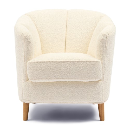 Fotel Rue Royale, Ivory White