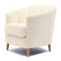 Fotel Rue Royale, Ivory White