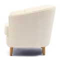 Fotel Rue Royale, Ivory White