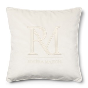 Poszewka RM Monogram, velvet 50x50cm 