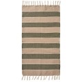 Dywan olive/beige stripes 60x120cm