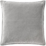 Poszewka Cushion cover velvet, ash grey 52x52  
