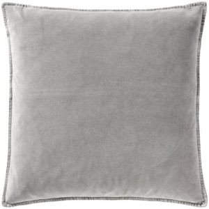 Poszewka Cushion cover velvet, ash grey 52x52  