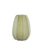 Wazon BRADLEY glass, olive green