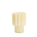 Wazon KOYARI glass, cream