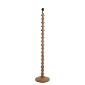 Lampa podłogowa CECILY  Ø30x135, wood matt grey-brown