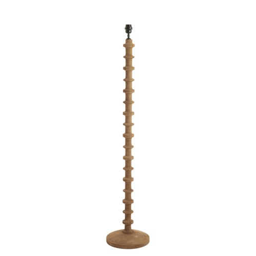 Lampa podłogowa CECILY Ø30x135, wood matt grey-brown