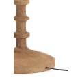 Lampa podłogowa CECILY Ø30x135, wood matt grey-brown