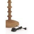 Lampa podłogowa CECILY Ø30x135, wood matt grey-brown