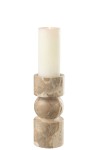 Świecznik Marble Beige Small