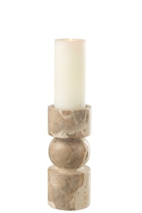 Świecznik Marble Beige Small