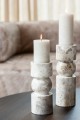 Świecznik Marble Beige Small