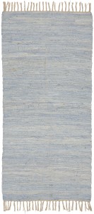 Chodnik bawełniany – jasnoniebieski 60 × 120 cm